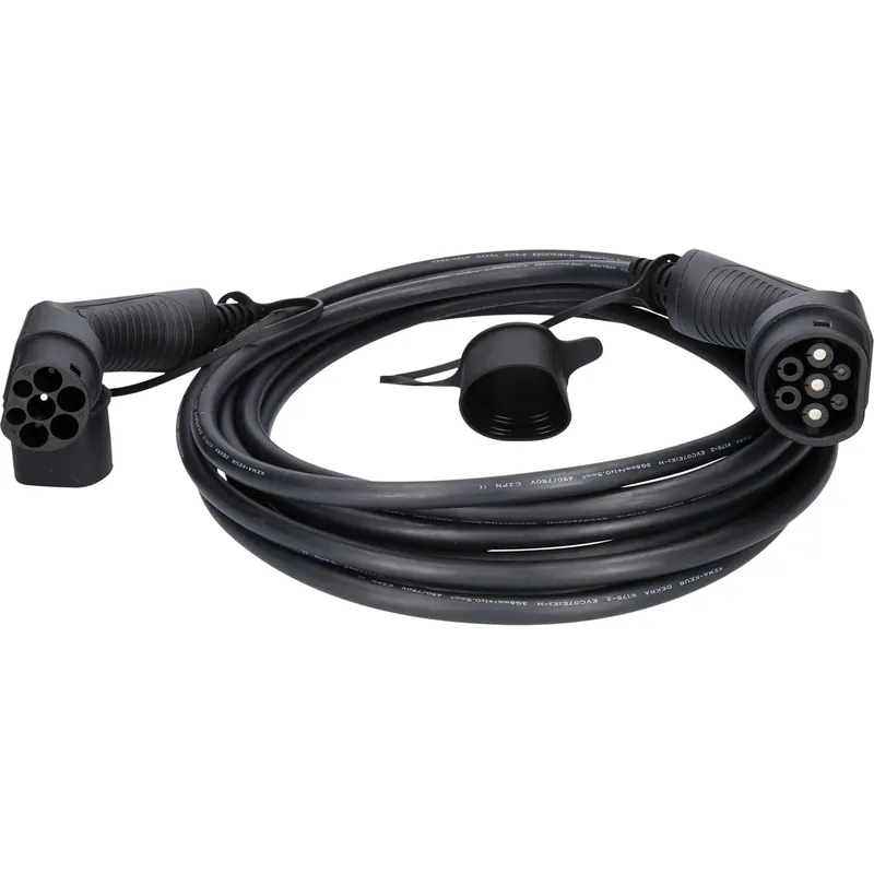 Direktkauf efuturo Ladekabel gerade, Typ 2 auf Typ 2 Stecker, 1 Phase, bis zu 7,4 kW, 32 A, 230 V, Mode 3, 8 Me